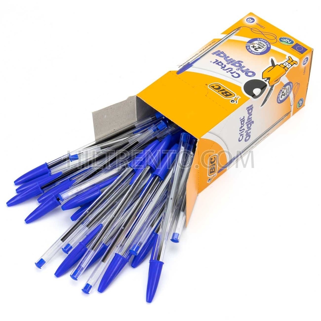 Bolígrafo BIC Cristal (caja 50)